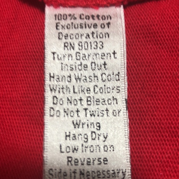 Quacker Factory 4 of July Red Women 100% Cotton Sequins embroidered 3/4 sleeve M - Picture 8 of 8